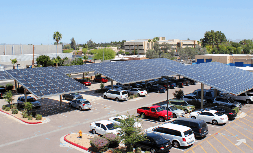 Carport Solar Installation in Phoenix